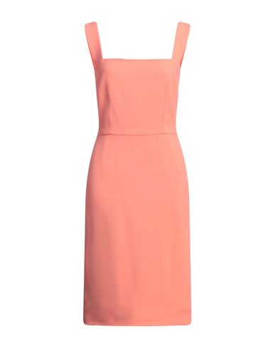 Dolce & Gabbana Woman Midi Dress Salmon Pink Size 6 Viscose, Acetate, Elastane In Pink