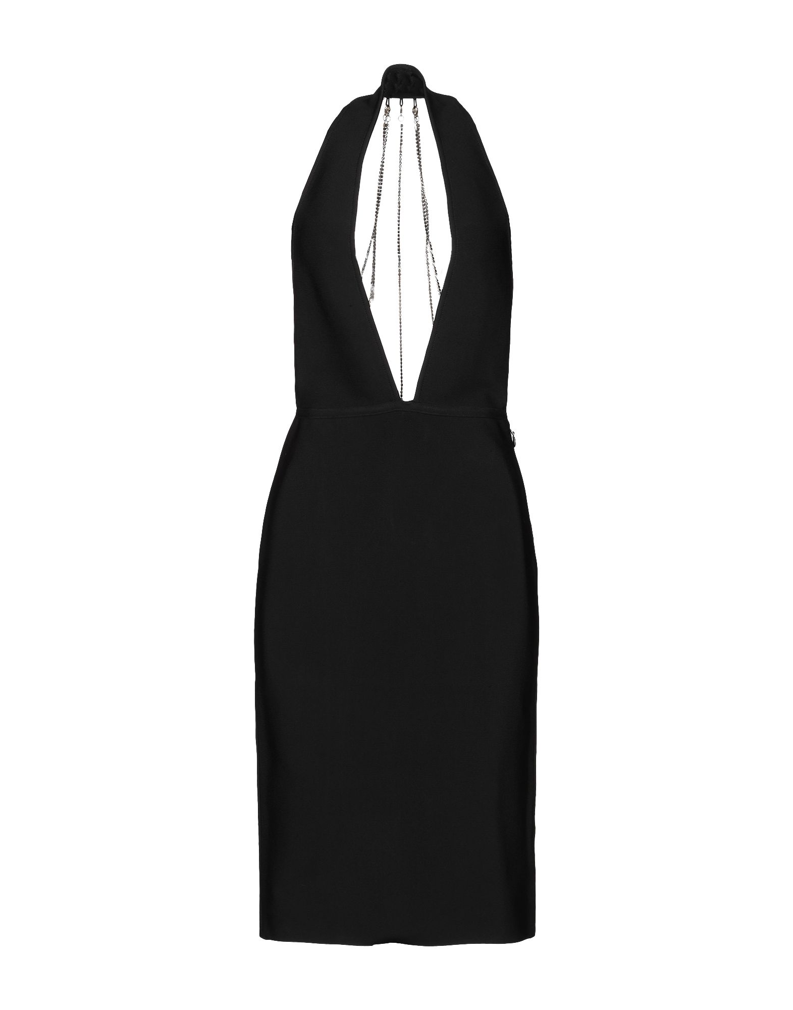 Платье до колена  - Черный цвет