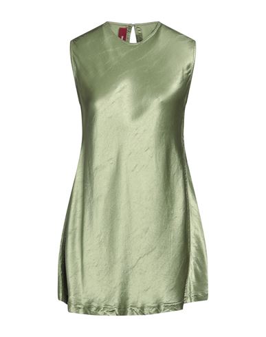 Woman Mini dress Deep jade Size 4 Viscose, Polyamide, Elastane
