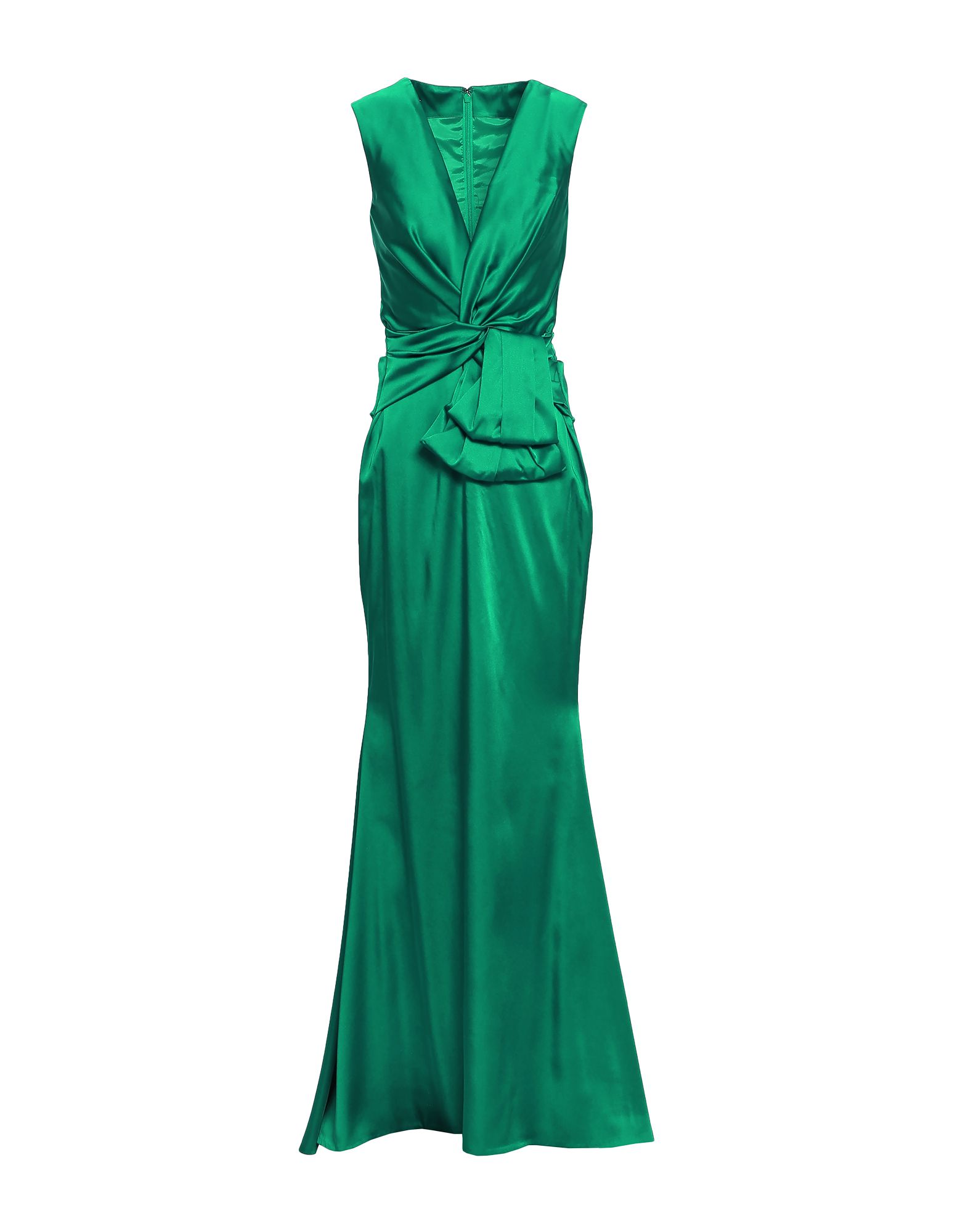 Длинное платье  - Зеленый,Фиолетовый цвет