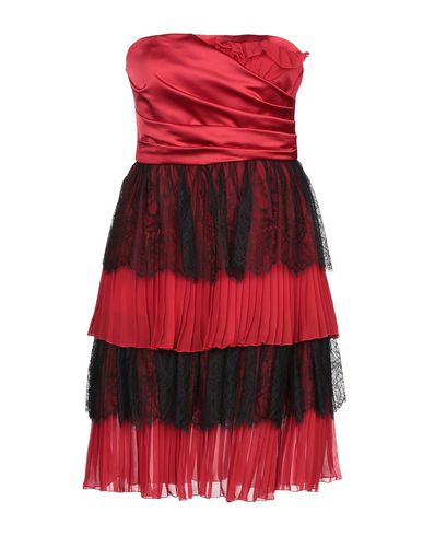 Hanita Woman Mini Dress Red Size Xs Polyester, Elastane