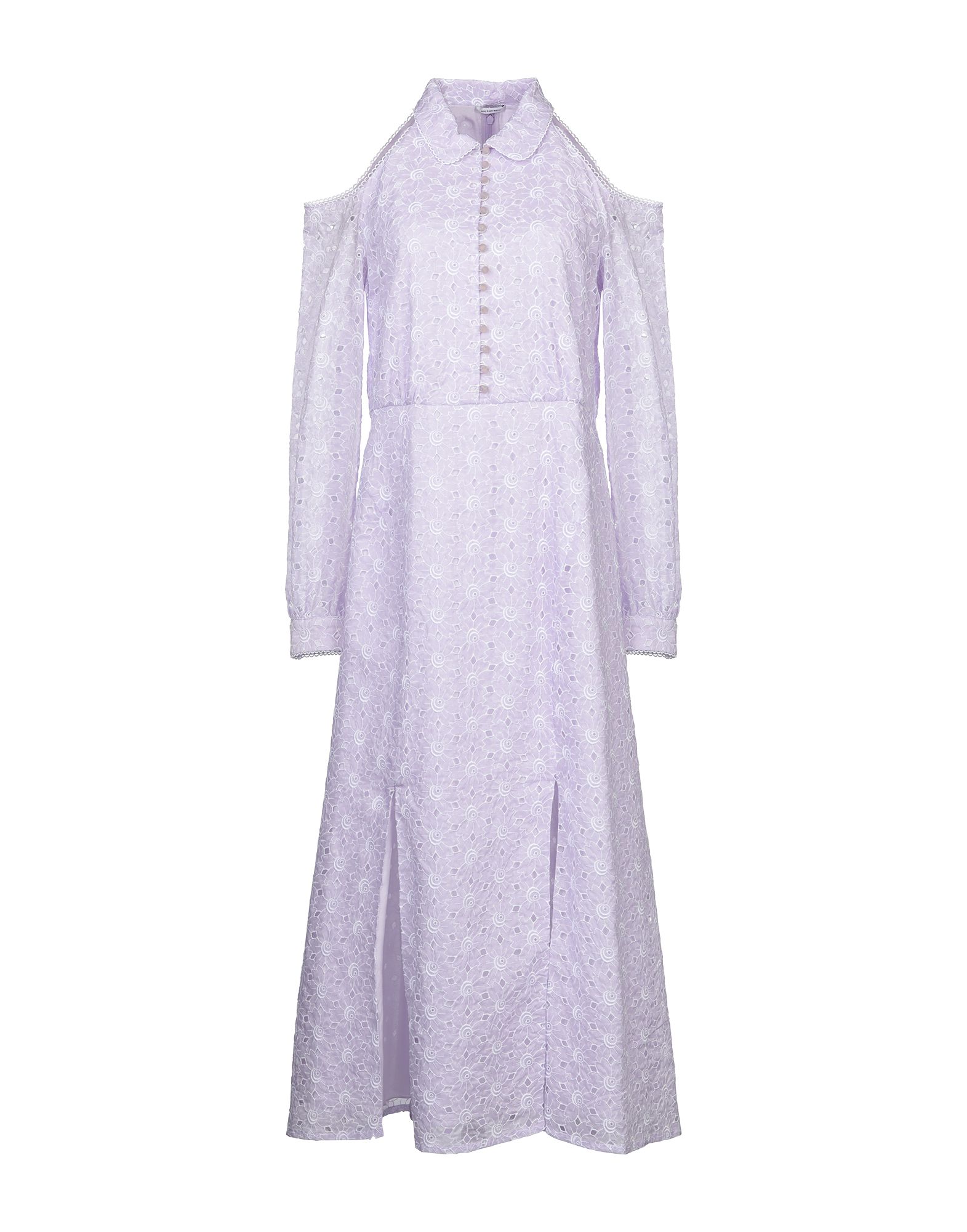 Длинное платье  - Фиолетовый цвет