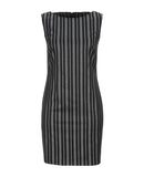CARLA G. Damen Kurzes Kleid Farbe Silber Gr��e 5