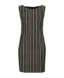 CARLA G. Damen Kurzes Kleid Farbe Gold Gr��e 6