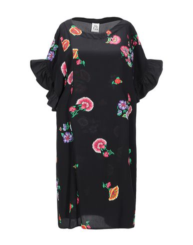 Woman Mini dress Black Size 2 Silk, Cotton