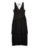 TOPSHOP Damen Langes Kleid Farbe Schwarz Gre 4