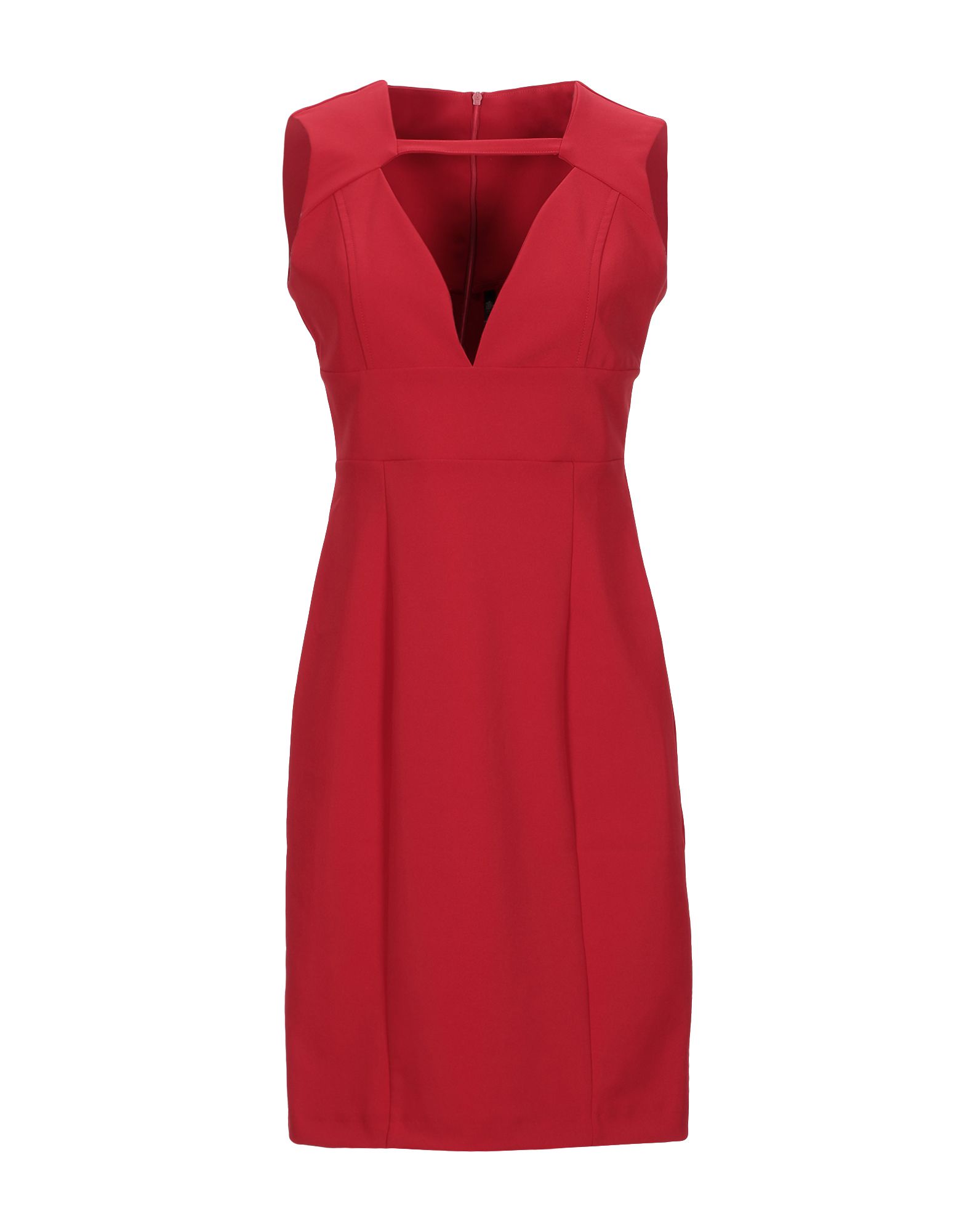 Короткое платье  - Красный цвет