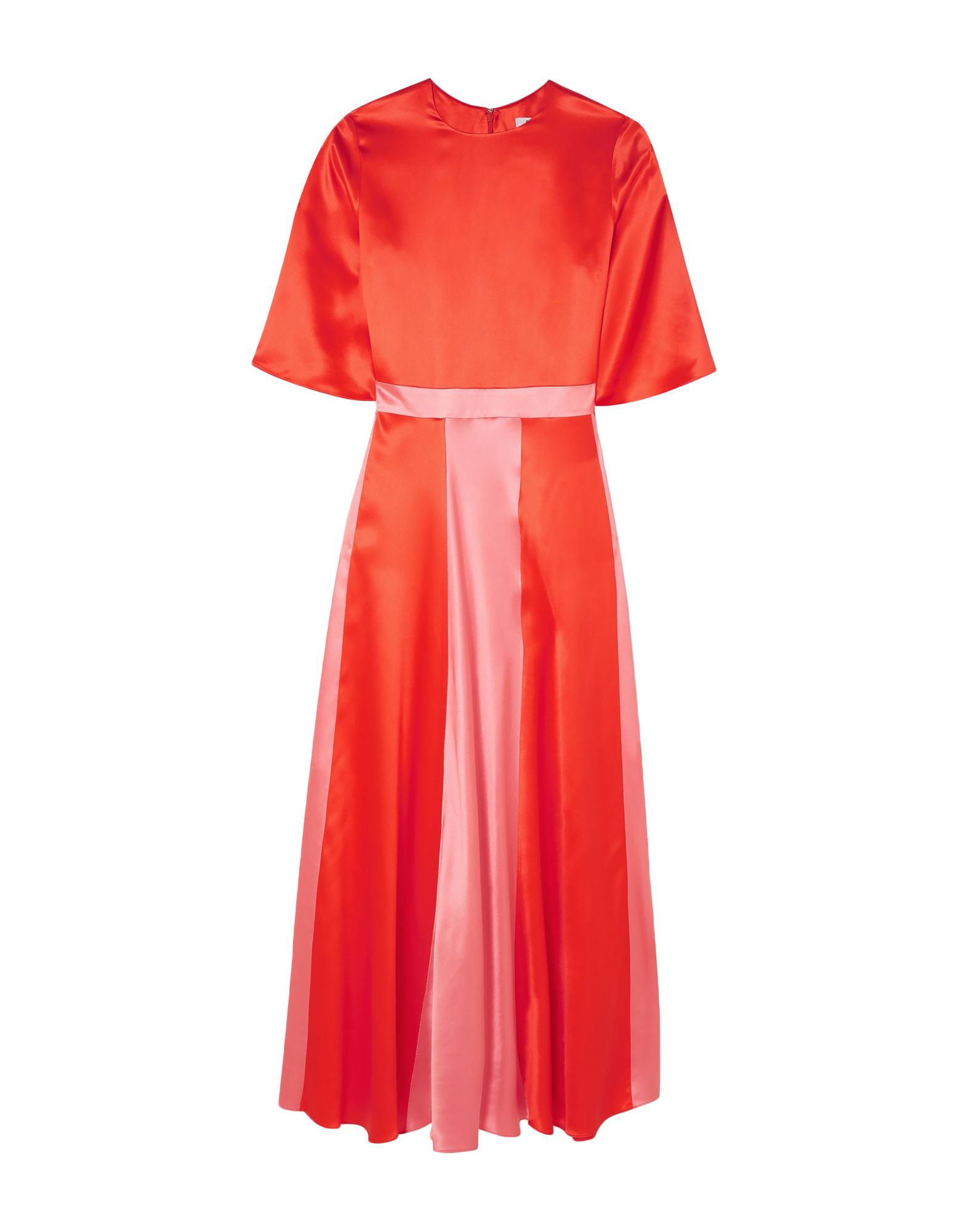 Длинное платье  - Оранжевый цвет