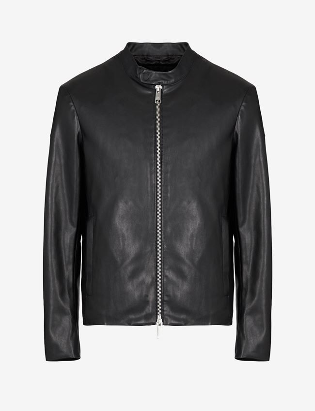 Armani Exchange Blouson Nero Poliestere