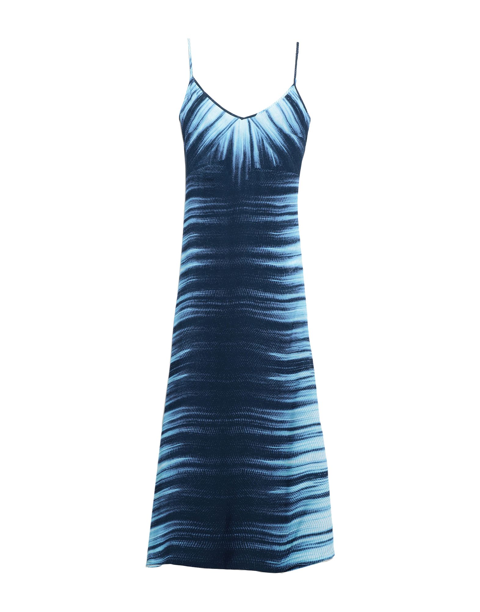 Длинное платье  - Синий цвет