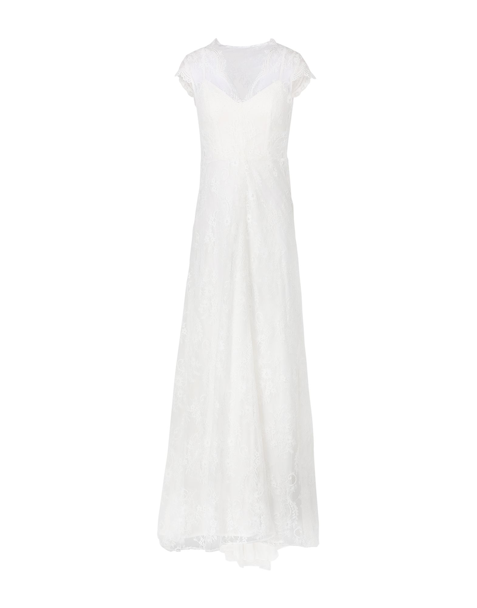 Длинное платье  - Белый цвет