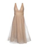 MARCHESA NOTTE Damen Midikleid Farbe Sand Gr��e 4