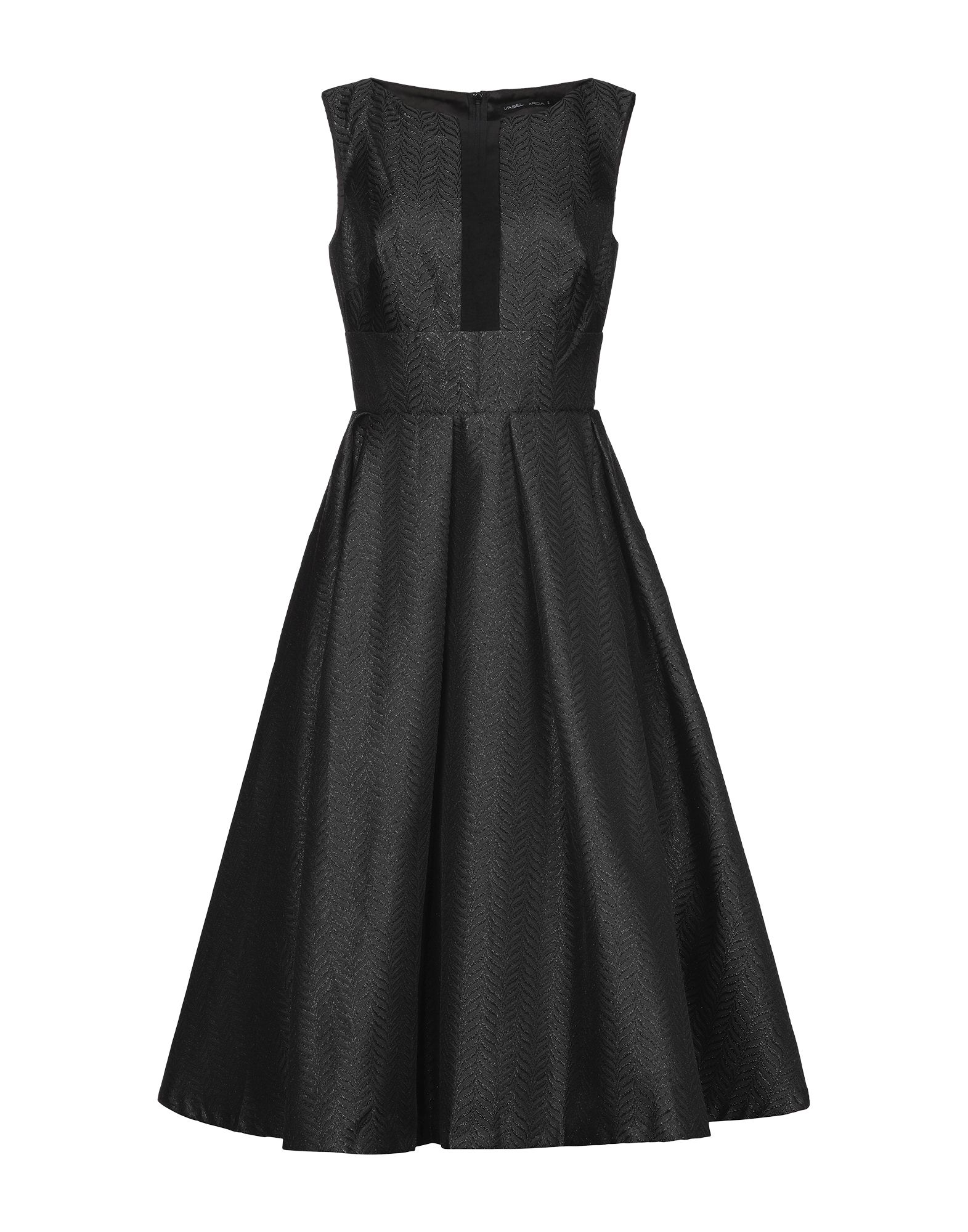 Платье до колена  - Черный цвет