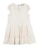 MIMISOL Mdchen 3-8 jahre Kleid Farbe Elfenbein Gre 4