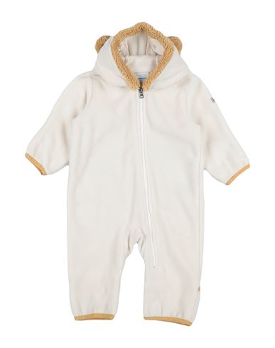 Columbia Tiny Bear Ii Bunting Newborn Baby Jumpsuits Ivory Size 3 Polyester In White