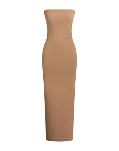 Wolford Woman Maxi Dress Camel Size S Polyamide, Elastane In Brown