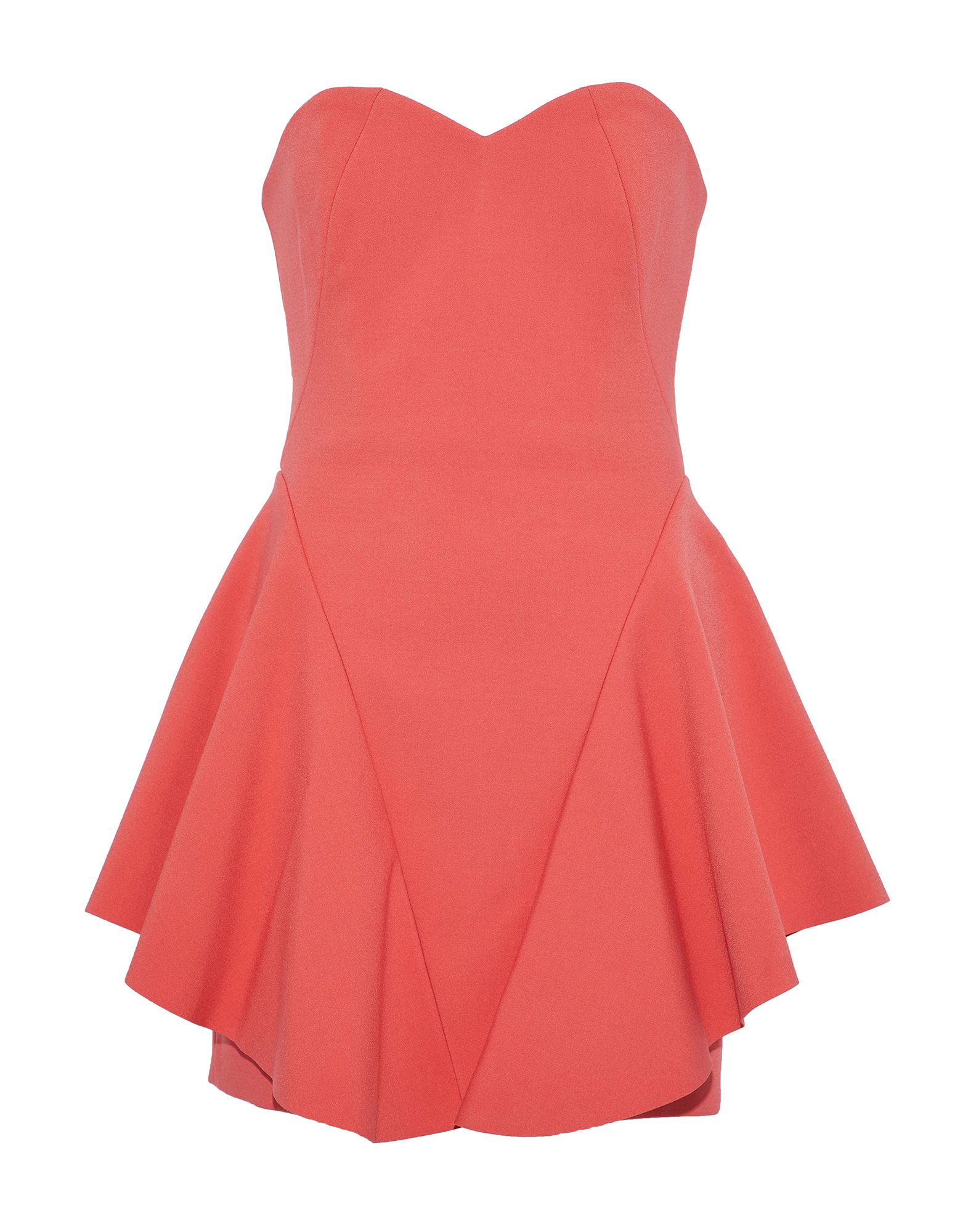 Короткое платье  - Оранжевый цвет