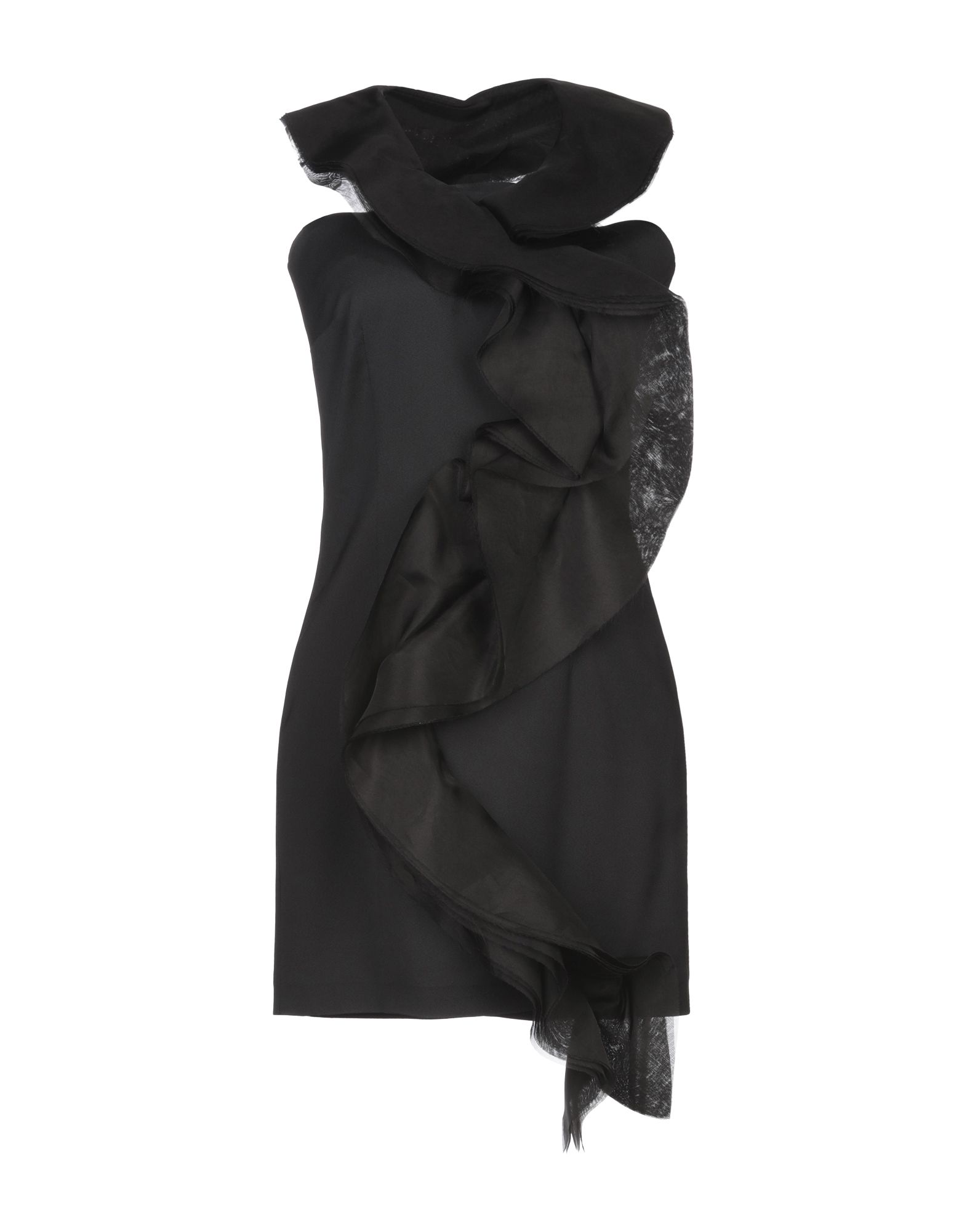 Короткое платье  - Черный цвет