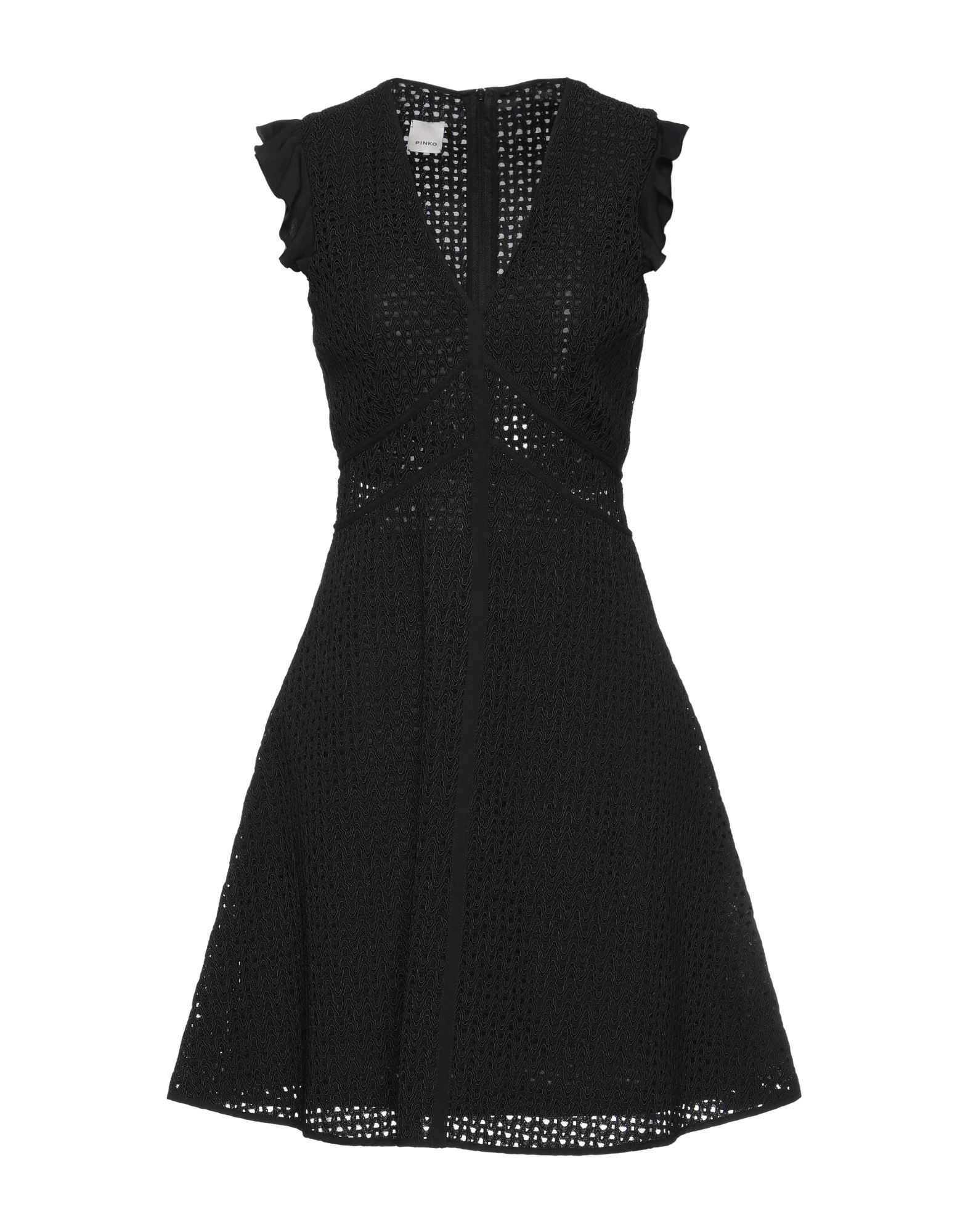 Pinko Short Dresses In Black