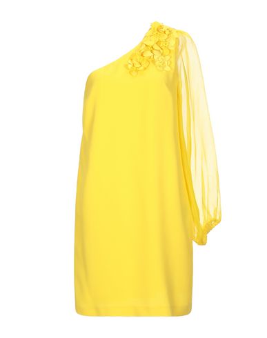 Hanita Woman Short Dress Yellow Size Xs Polyester