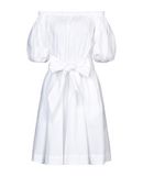 TENAX Damen Knielanges Kleid Farbe Wei� Gr��e 4