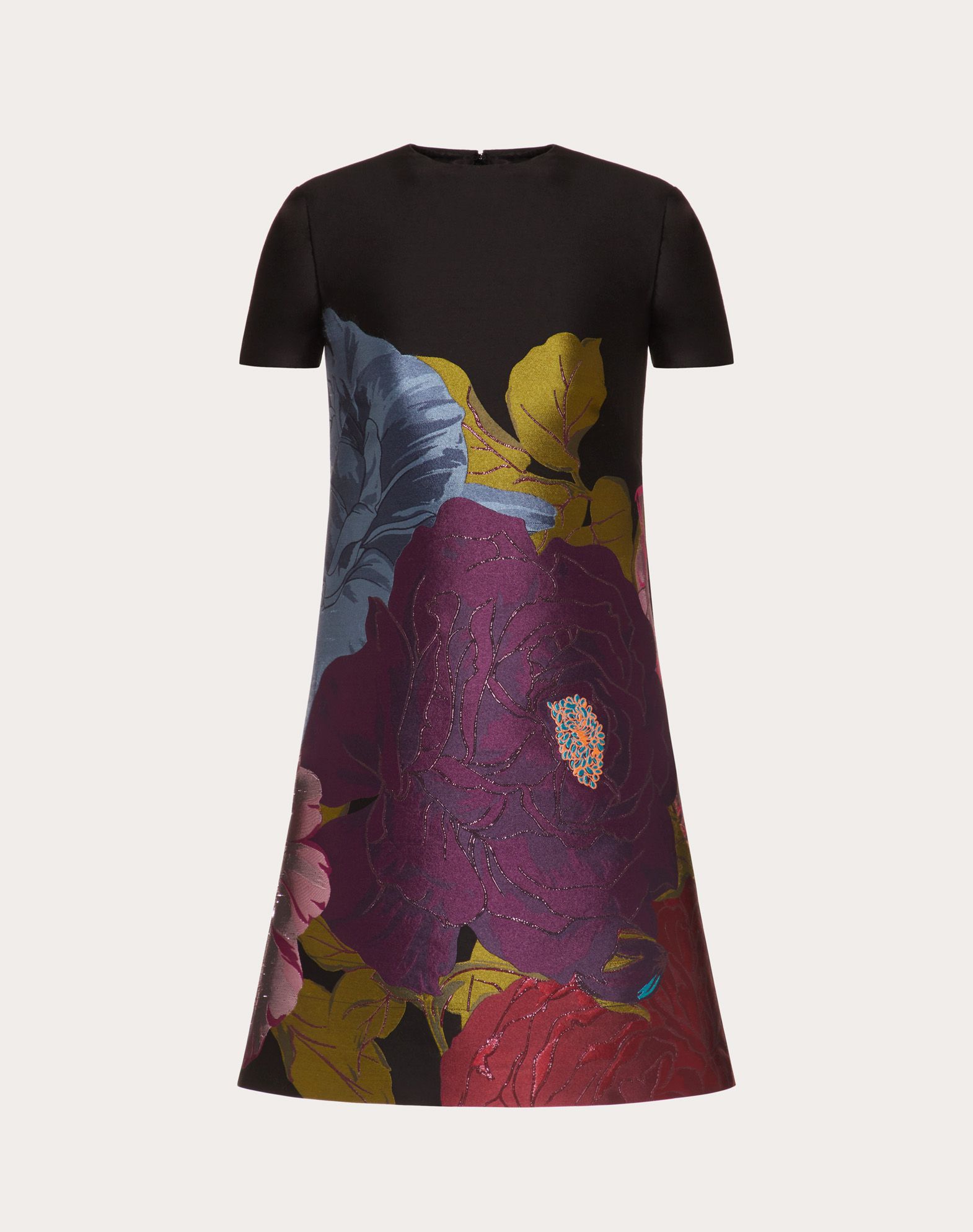 brocade shift dress