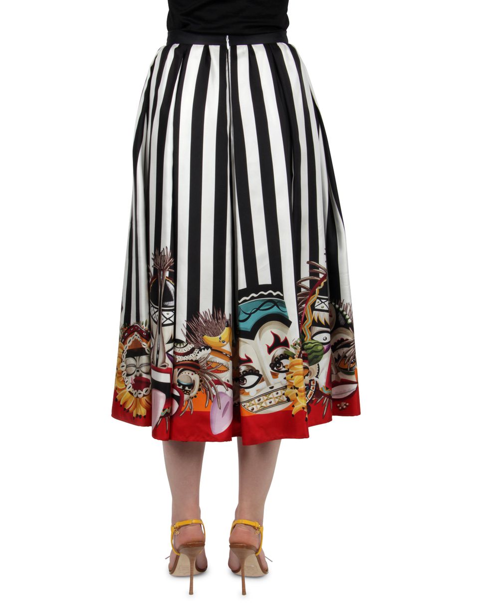 Dsquared2 TRIBAL COUTURE PRINTED 50'S SKIRT, 3/4 Length Skirts Women ...