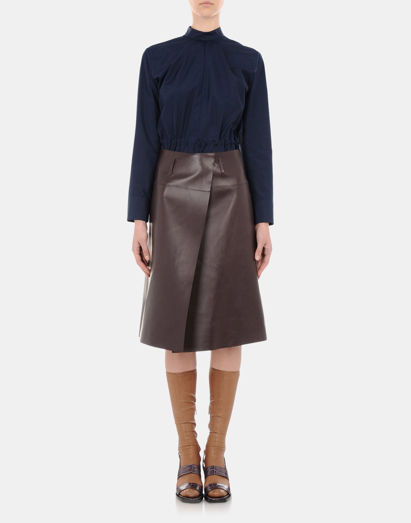 Leather skirt Women - Skirts Women on Jil Sander Online Store