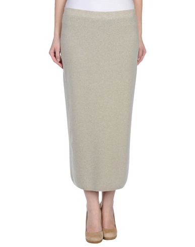 Woman Midi skirt Light grey Size 4 Cashmere