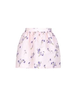 REDValentino Violet Printed Faille Mini Skirt - Skirt for Women ...