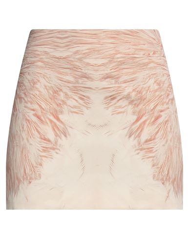 Woman Mini skirt Light pink Size 4 Viscose, Wool, Elastane