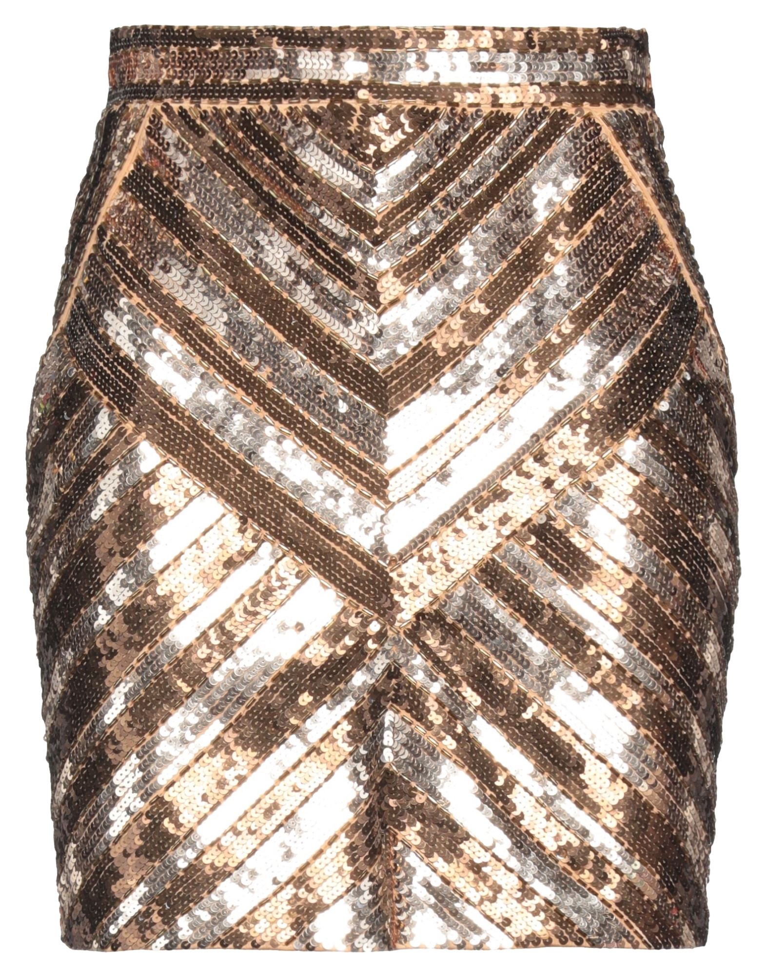 Elisabetta Franchi Gold Midi Skirts In Brown