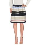 TWINSET Damen Knielanger Rock Farbe Beige Gr��e 5