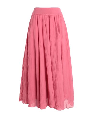 European Culture Woman Maxi Skirt Magenta Size Xxl Cotton, Lycra