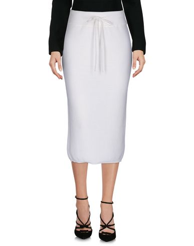 Bark Woman Midi skirt Ivory Size XS Polyester, Merino Wool