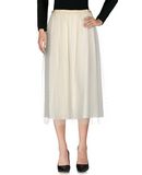 REDValentino Damen Midirock Farbe Elfenbein Gr��e 3