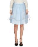 REDValentino Damen Knielanger Rock Farbe Himmelblau Gr��e 4