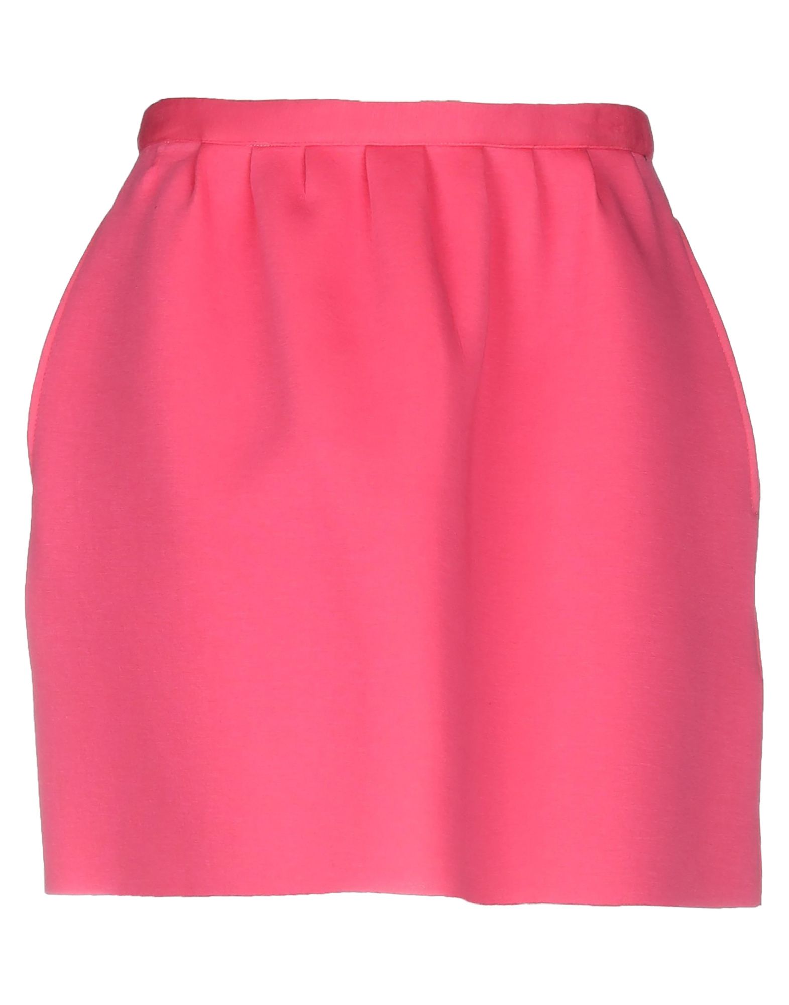 Shop Red Valentino Woman Mini Skirt Fuchsia Size M Cotton In Pink