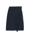 RAKHA Damen Knielanger Rock Farbe Dunkelblau Gre 5