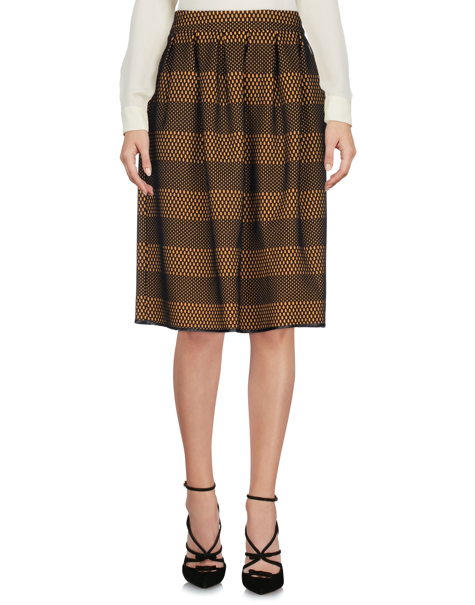 Trussardi Jeans Knee Length Skirt In Black