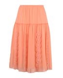 SEE BY CHLO� Damen Midirock Farbe Lachs Gr��e 2