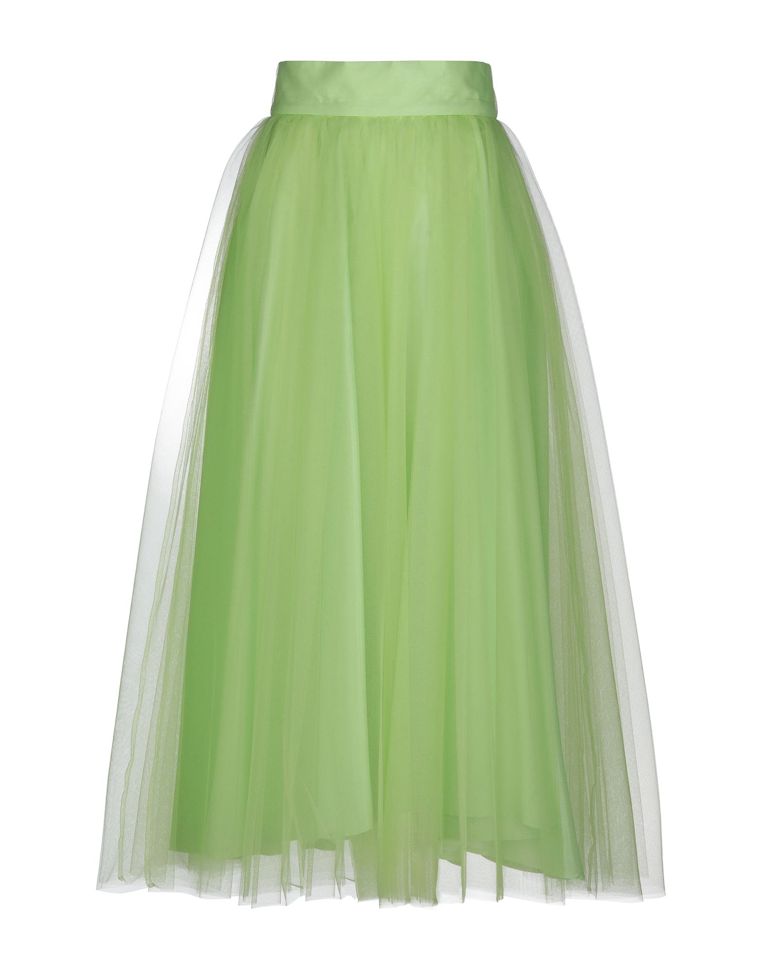 Длинная юбка  - Зеленый цвет