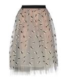 CRISTINAEFFE Damen Midirock Farbe Beige Gr��e 4
