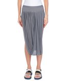 RICK OWENS Damen Midirock Farbe Grau Gr��e 3