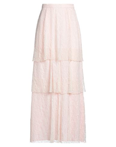 Woman Maxi skirt Light pink Size 4 Polyamide