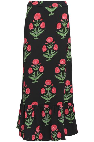 Jaipi floral-print washed-crepe maxi skirt | ANTIK BATIK | Sale up to ...