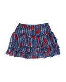 MA�LIE M�dchen 3-8 jahre Rock Farbe Taubenblau Gr��e 6