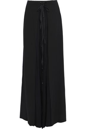 Layered chiffon and satin maxi skirt | ANN DEMEULEMEESTER | Sale up to ...