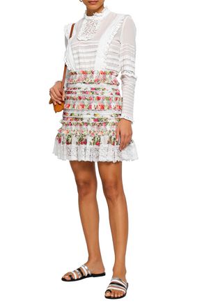 radiate smocked mini dress