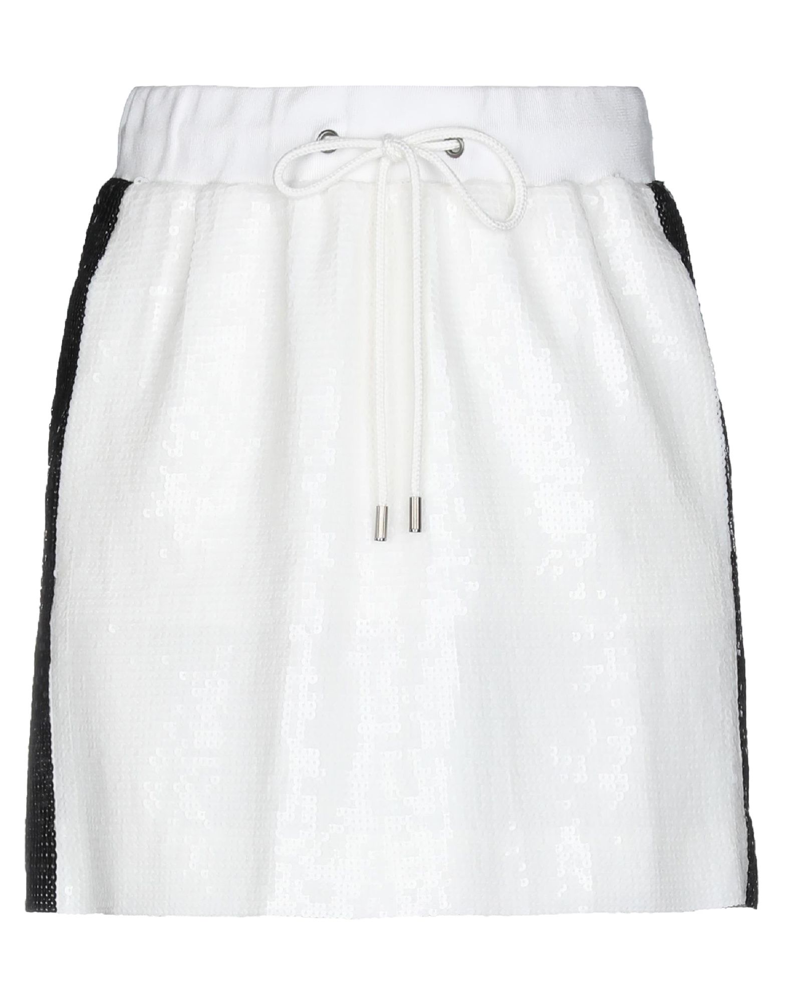 Shop Alberta Ferretti Woman Mini Skirt White Size 6 Acetate, Cupro, Cotton, Polyamide